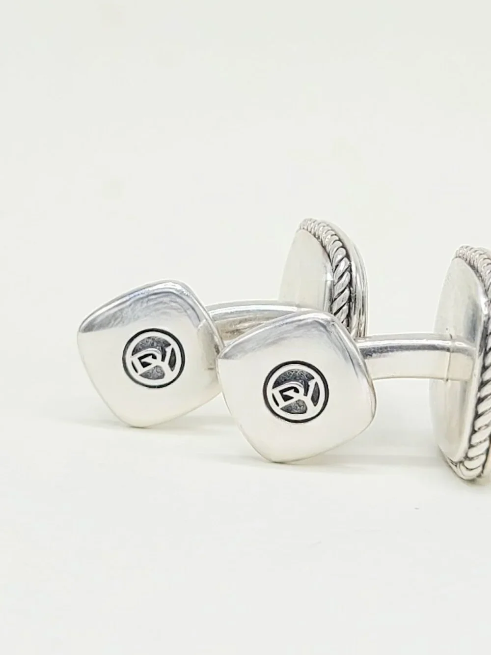 David Yurman Exotic Stone Cufflinks w/ Pietersite